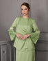 BAJU KURUNG KEDAH MODEN MARIETTE (KELLY GREEN)